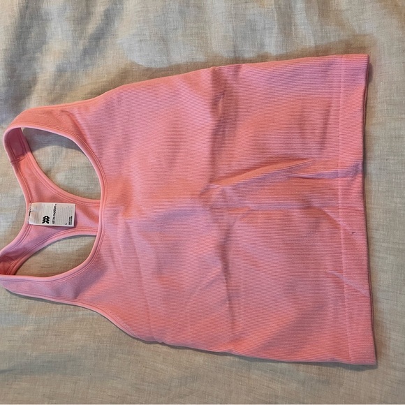 all in motion Pink Ribbed Racerback Tank Top - Picture 1 of 2
